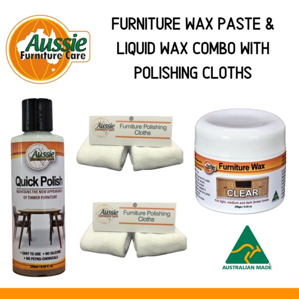 AFC Combo Furniture Polishing Kit For Timber & Veneer