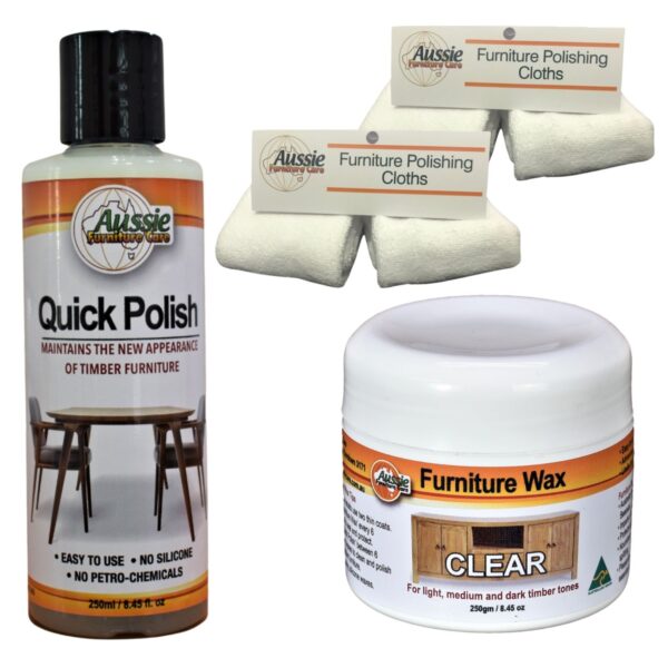 AFC Combo Furniture Polishing Kit For Timber & Veneer